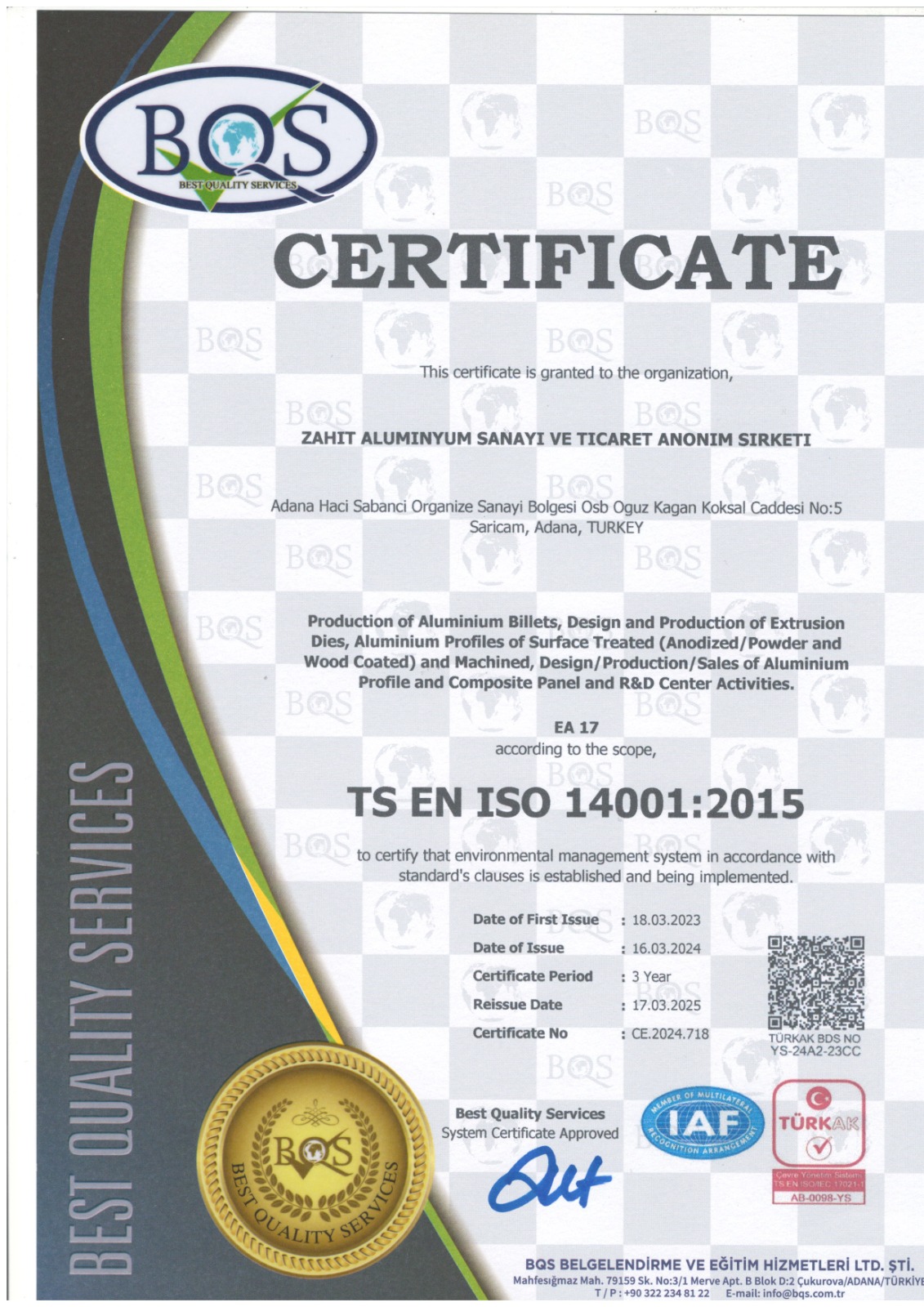 ISO 14001 EN ISO 14001 EN